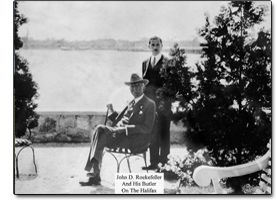 Mr. Rockefeller and his Butler